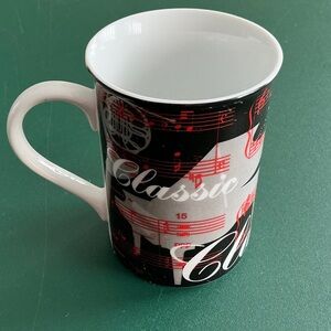 Konitz Classic Music Coffee Mug Pier 1 Imports Black White & Red